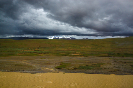 西藏-藏族-青藏铁路线-青藏高原-雪山 图片素材