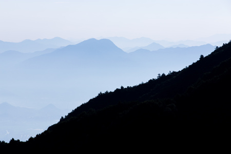 浙江-临海市-括苍山-山脉-风景 图片素材