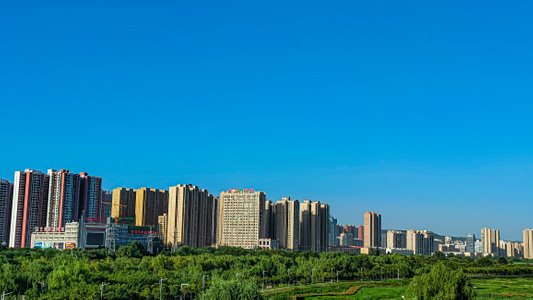 旅行-城市-宝鸡市-蓝天-绿色 图片素材