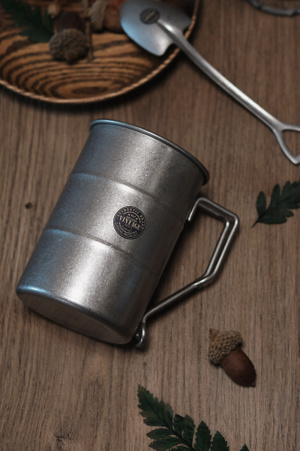 富士-咖啡杯-vintage-咖啡杯-铁杯 图片素材