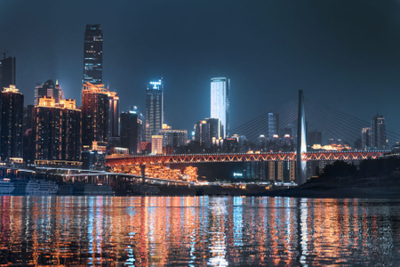 看你的城市-重庆-城市风光-河流-城市 图片素材