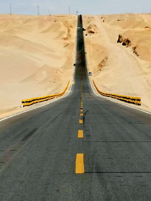 公路-沙漠-公路-道路-马路 图片素材