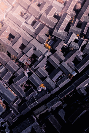 航拍视角-建筑-高视角-建筑结构-古城 图片素材