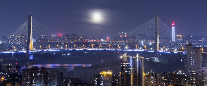 夜景-月色-夜色-城市风光-城市夜色 图片素材
