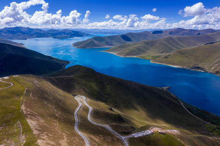 蓝天-白云-高原-高山-风光 图片素材
