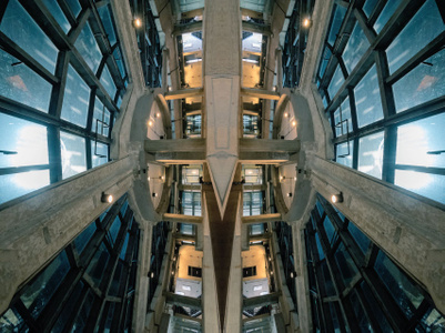抽象-建筑-天空-城市-壮观 图片素材