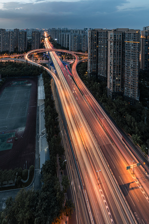 成都-城市-夜景-都市-风光 图片素材