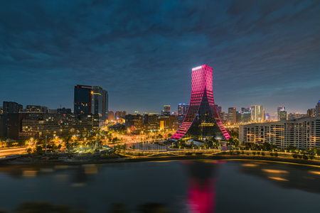 成都-城市-夜景-都市风光-建筑 图片素材