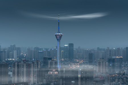 成都-城市-夜景-都市风光-建筑 图片素材