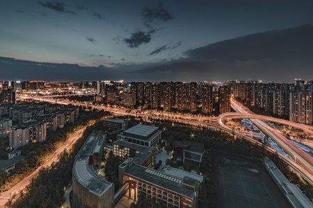成都-城市-夜景-都市-风光 图片素材