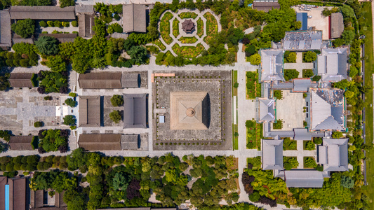 西安-旅行-建筑-宗教-佛教 图片素材