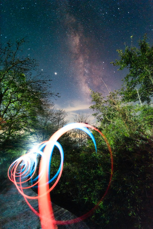 夜景-创意-星空-银河-风光 图片素材