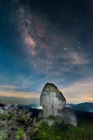 夜景-长曝光-灯-色彩-光绘 图片素材