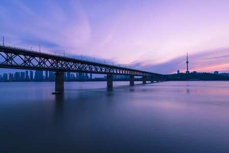 中国-武汉-长江大桥-交通-运输 图片素材