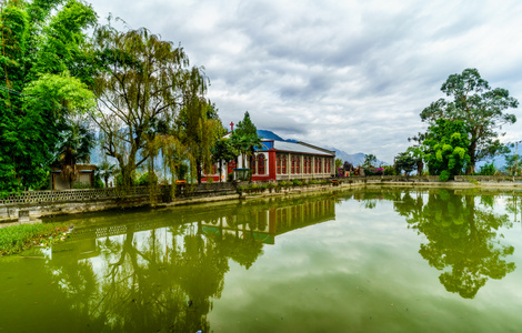 旅行-风光-彩色-教堂-山寨 图片素材