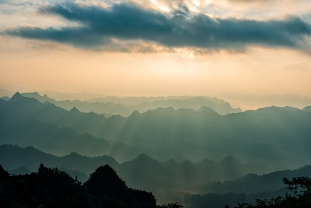 重庆-雾-风光-风景-山 图片素材