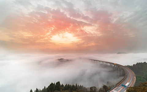 重庆-风光-雾-风景-山 图片素材