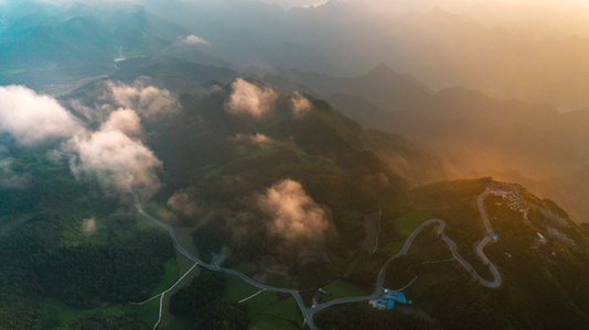 重庆-雾-风光-风景-山 图片素材