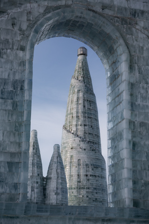 冰雕-城堡-冰雪大世界-黑龙江-哈尔滨 图片素材
