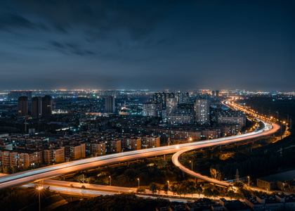 西安-晚霞-风光-西安晚霞-西安夜景 图片素材