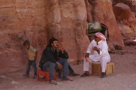 约旦-佩特拉-阿拉伯-男人-男性 图片素材